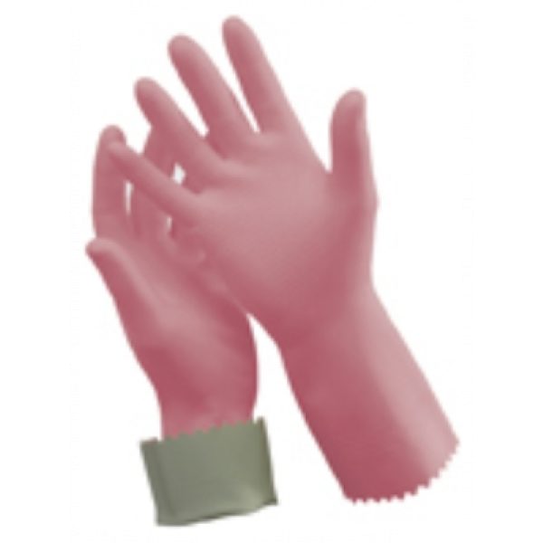 SILVER LINED RUBBER GLOVES
