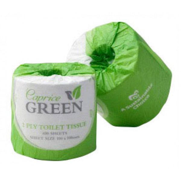 RECYCLED GREEN TOILET PAPER (2ply 400s)-SYDNEYCLEANINGSUPPLIES